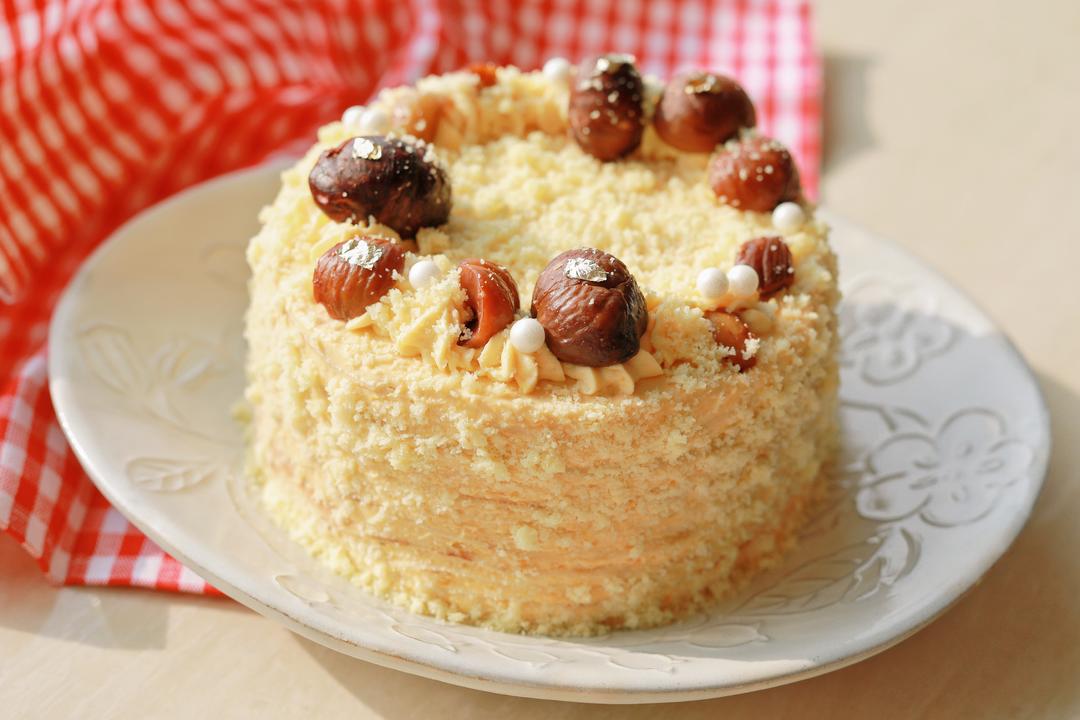 搬运《番薯千层蛋糕（sweet potato crepe cake）》by cooking tree