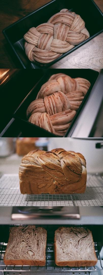 豆沙大理石吐司