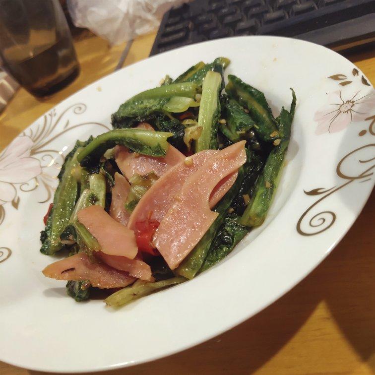 蒜蓉油麦菜（蚝油）