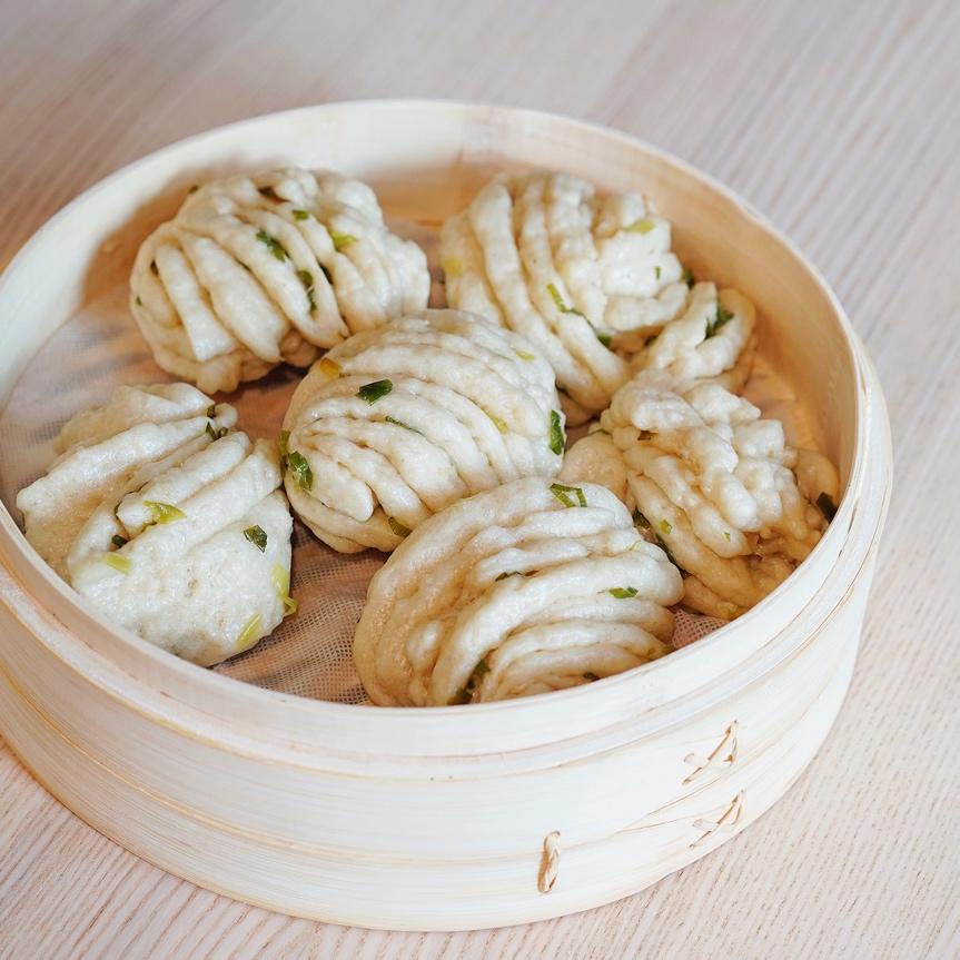 葱油花卷，一根筷子卷出漂亮的造型