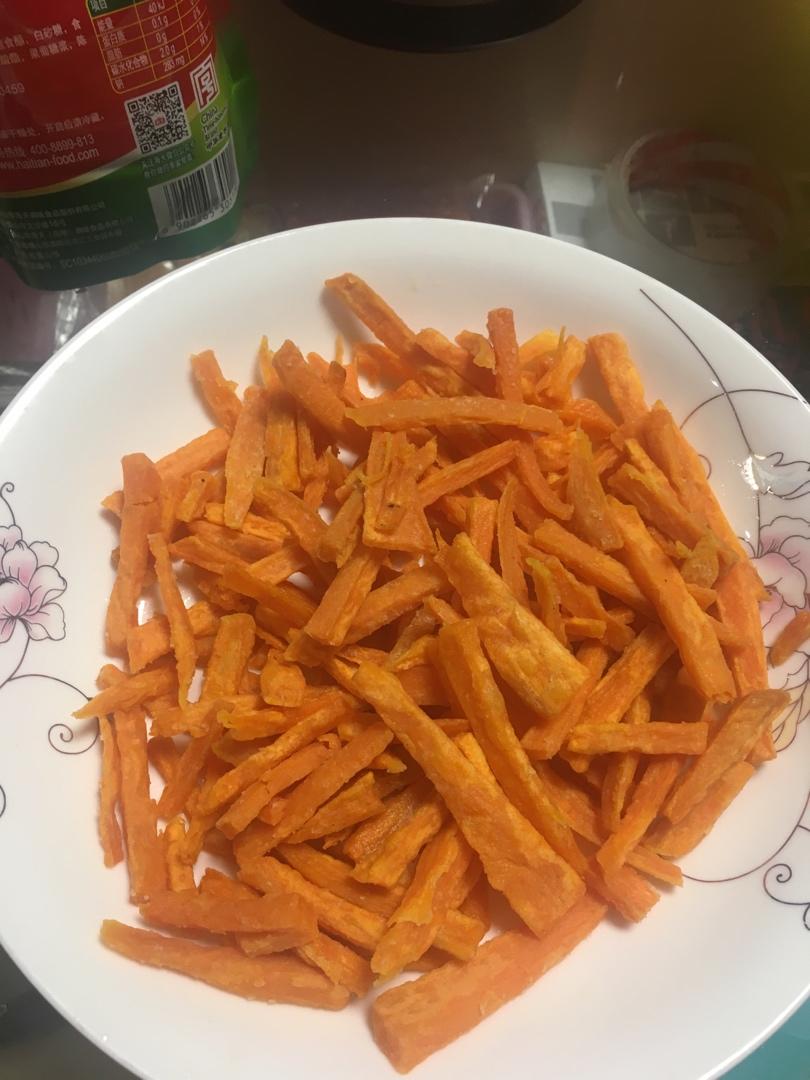 自制炸红薯条（比外边卖的更好吃）