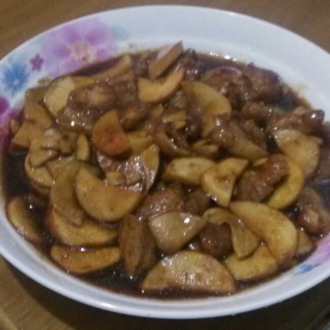 杏鲍菇炒肉片