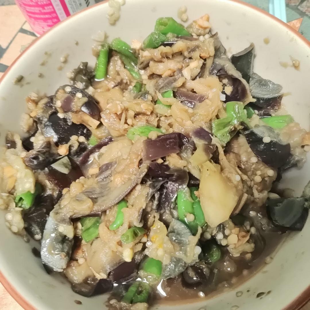 擂椒茄子 无油健康减脂餐