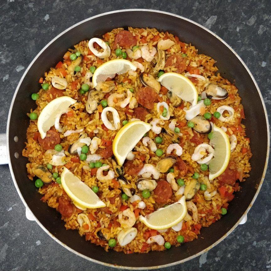 【曼食慢语】Seafood Paella 西班牙海鲜饭