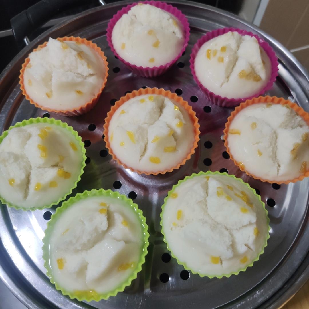 用米做的开花大米糕 米香十足 一次成功💯