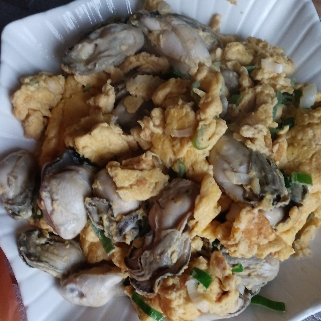 海蛎子炒鸡蛋