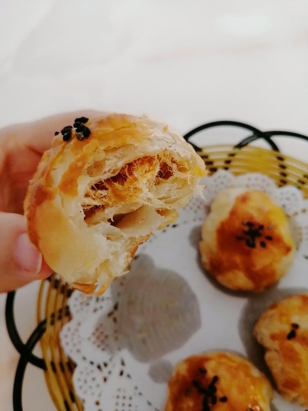 蛋挞皮肉松饼