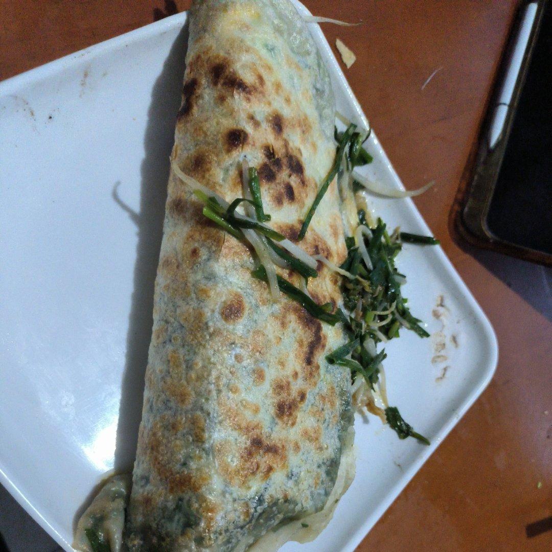 鲁南名吃——滕州菜煎饼 附电饼铛摊煎饼