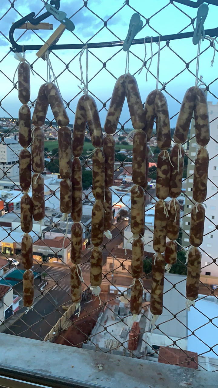 自制广式腊肠（附最快手刮肠衣）