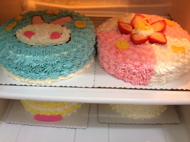 奶油水果装饰蛋糕