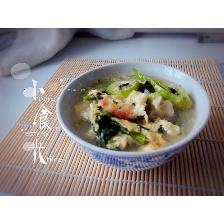 蔬菜鸡蛋面疙瘩