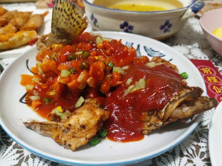 年菜必学【松鼠桂鱼】，给你多动图食谱，不信你学不会！（孔瑶原创食谱）