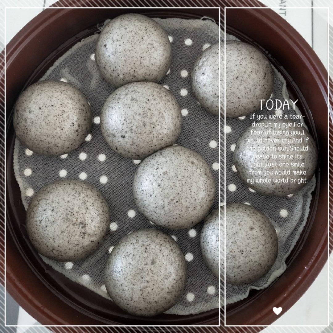 春季补钙✨宝宝辅食之黑芝麻馒头
