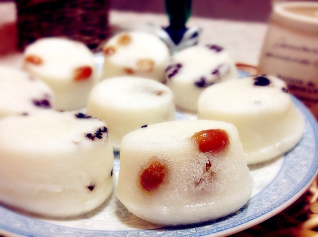 睡宝猪猪做的粘米糕