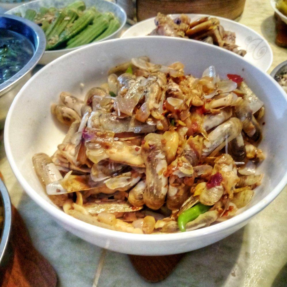 爆炒蛏子