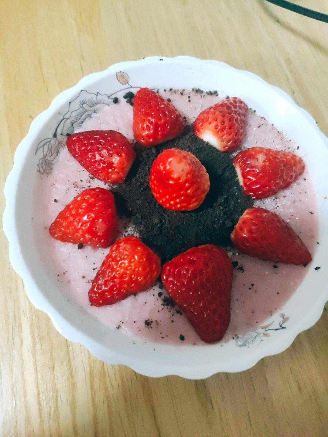 【菓子学校】草莓牛奶冰淇淋