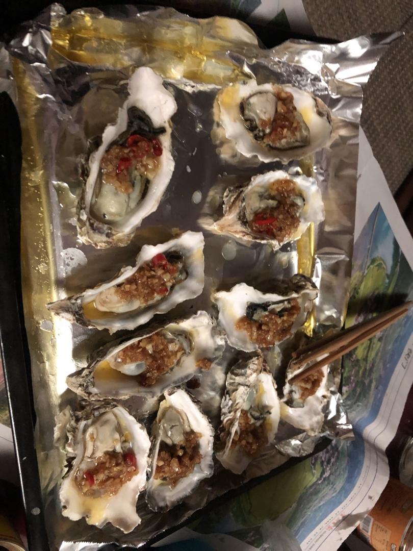 蒜蓉烤生蚝（烤箱版首发）
