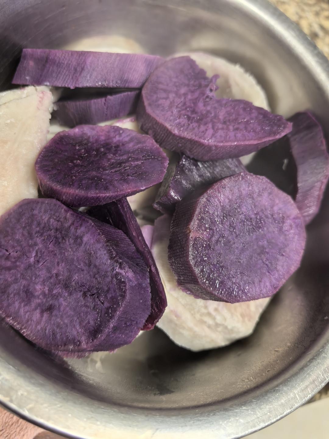 自制百搭甜品万能酱❗️能拉丝的低脂芋泥馅