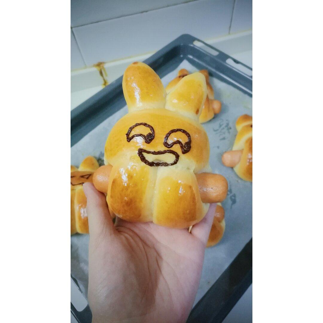 可爱兔子面包