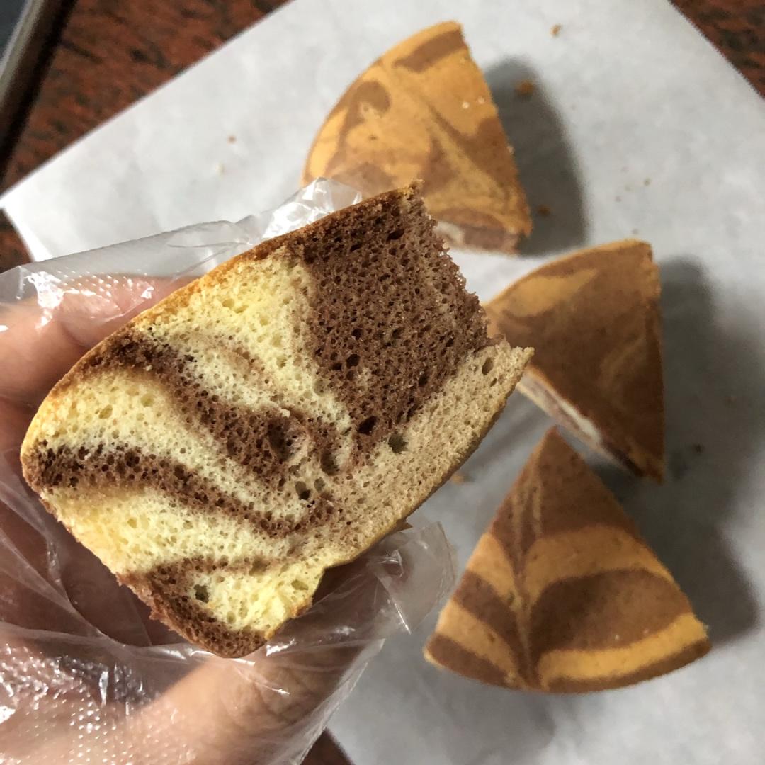 漂亮 斑马纹戚风蛋糕