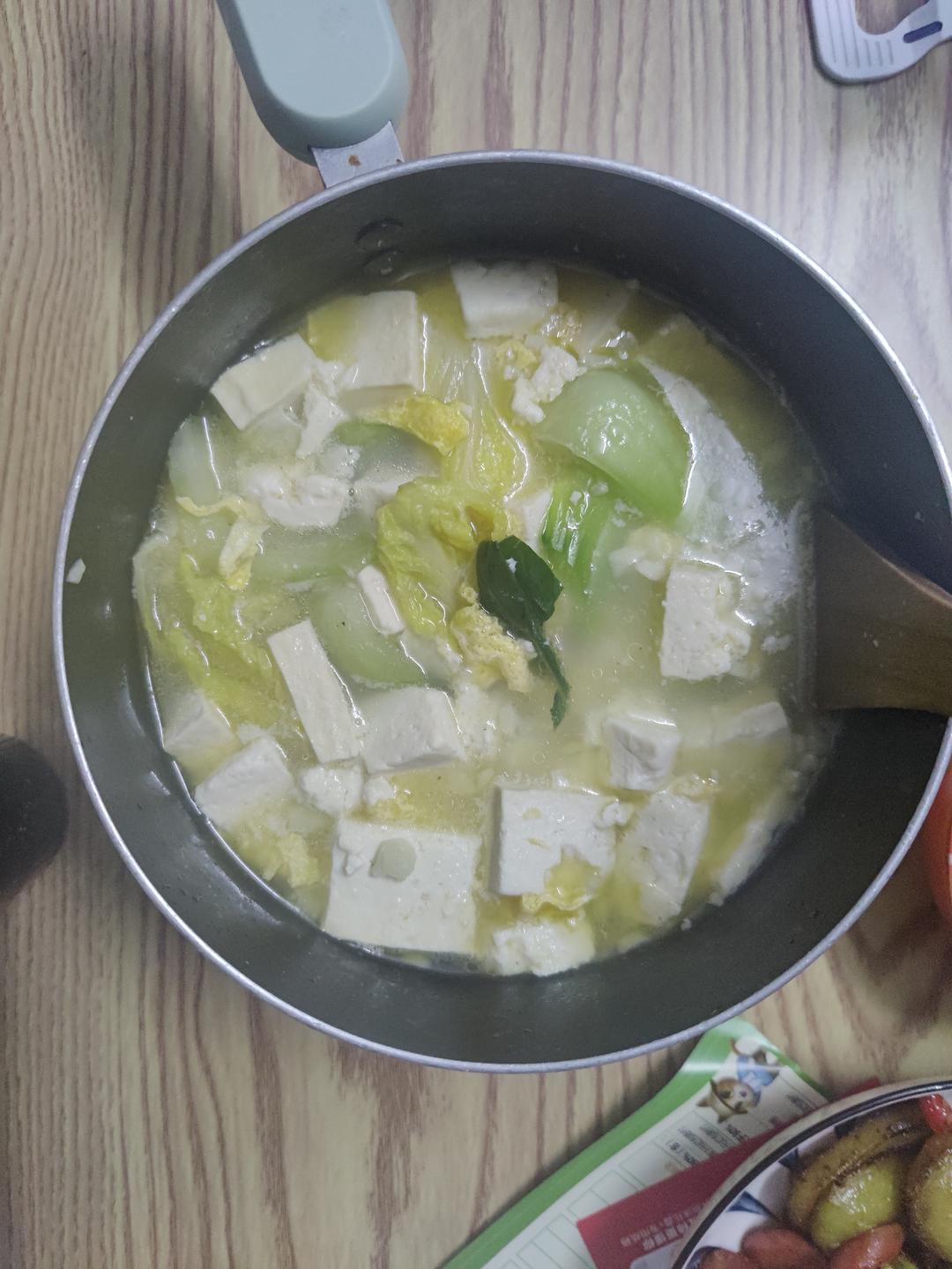 白菜豆腐汤