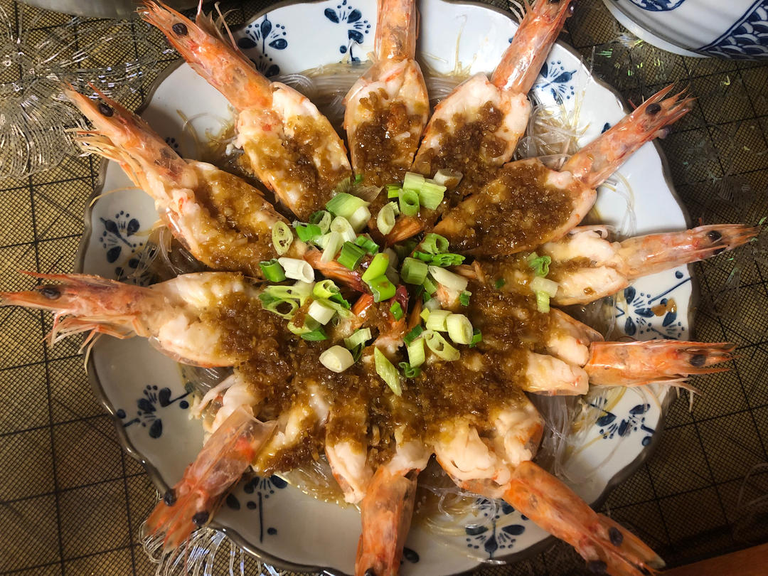 蒜蓉粉丝蒸虾
