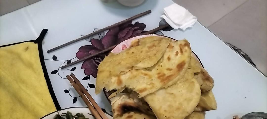 全麦面葱油饼-烫面版