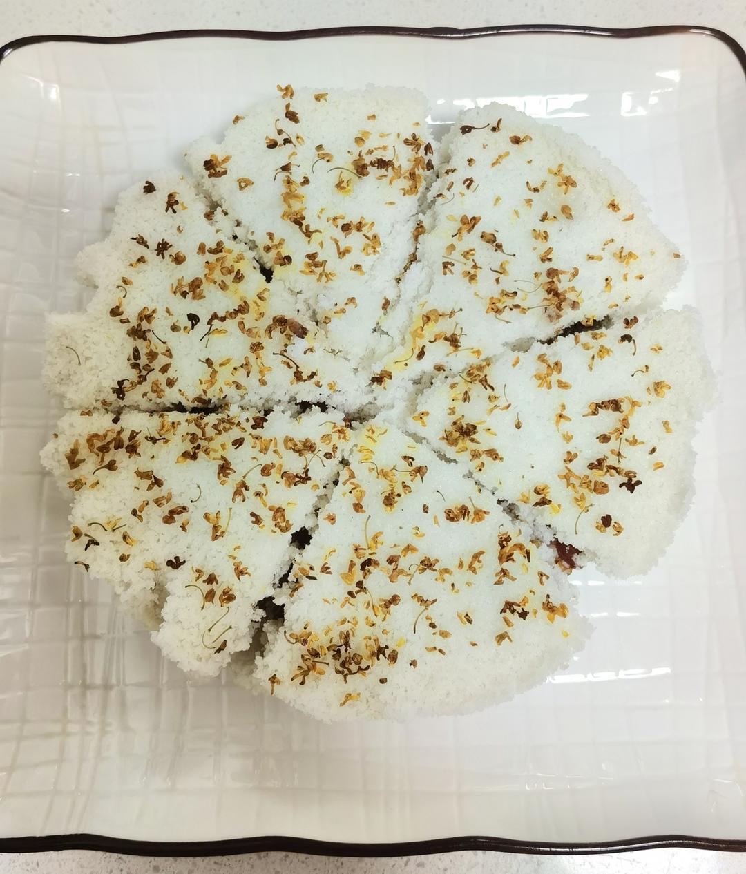 桂花糕 松糕 半小时搞定毫无难度