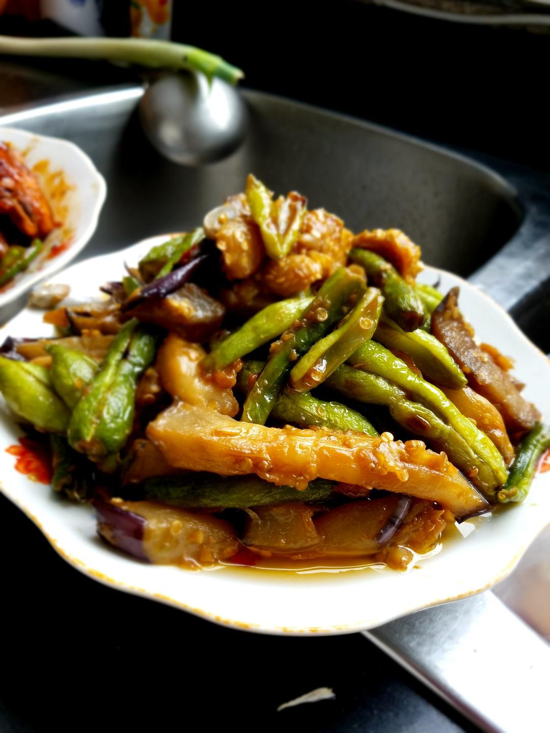 茄子豆角