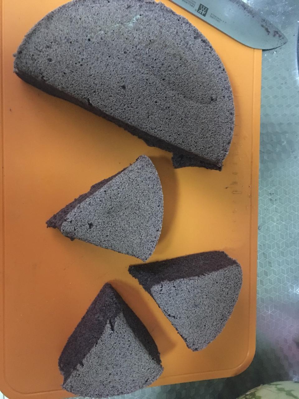 黑米糕（戚风版）