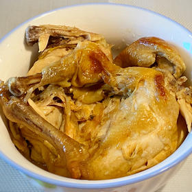 电饭锅焖鸡『整鸡料理』五香鸡