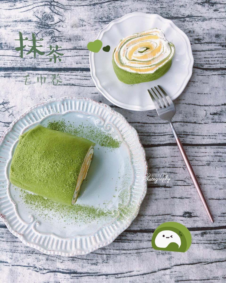 🍃抹茶芒果🥭毛巾卷