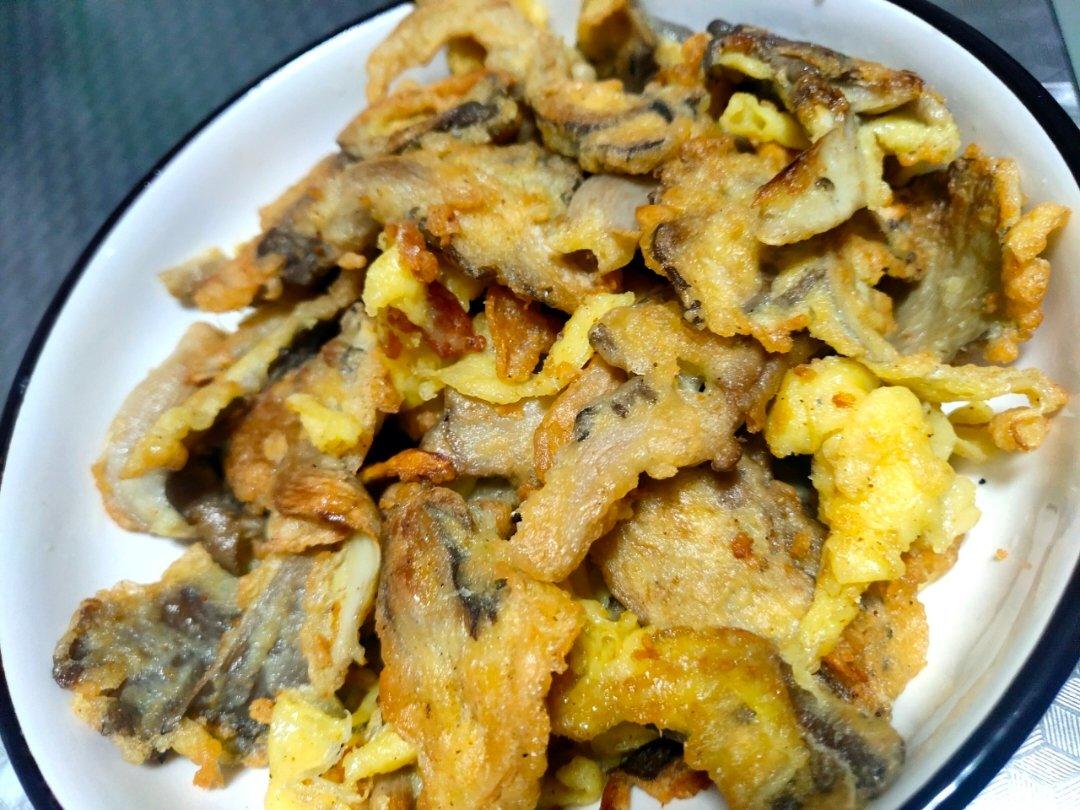 香煎平菇。
