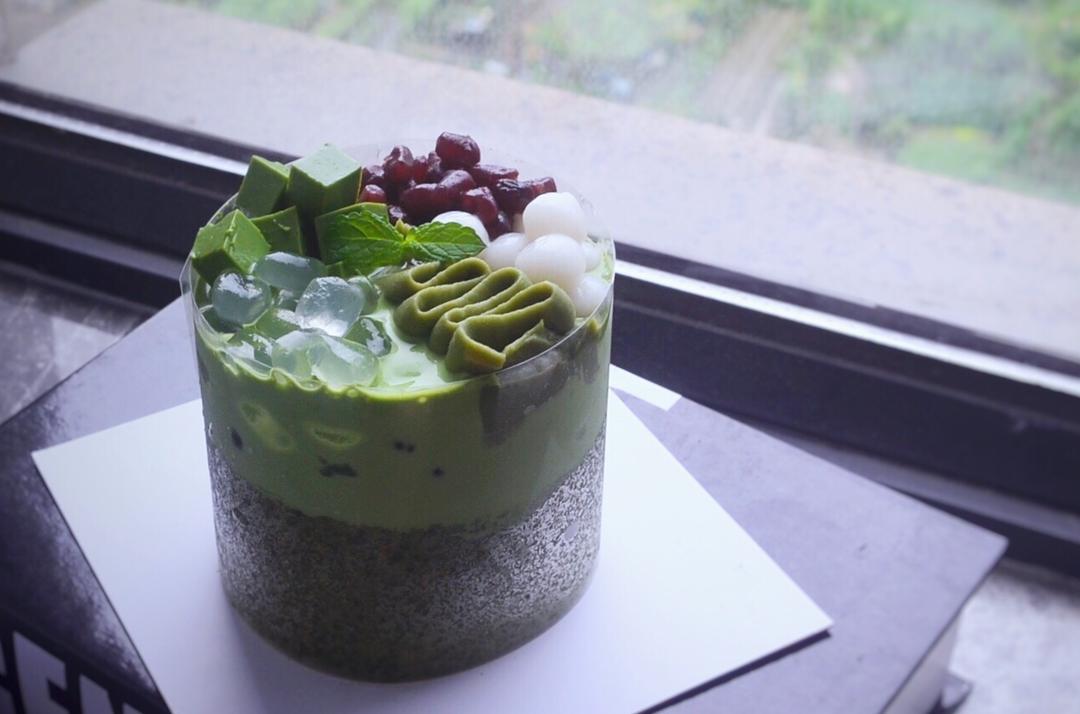 抹茶五福蛋糕的做法