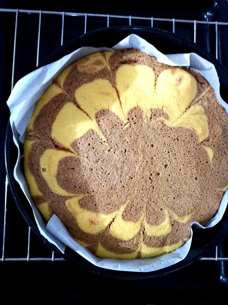 斑马纹戚风蛋糕