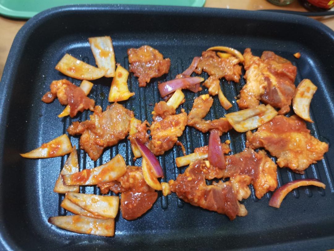 『家庭烤肉店开张』红灿灿的韩式辣酱烤猪肉|烤箱版