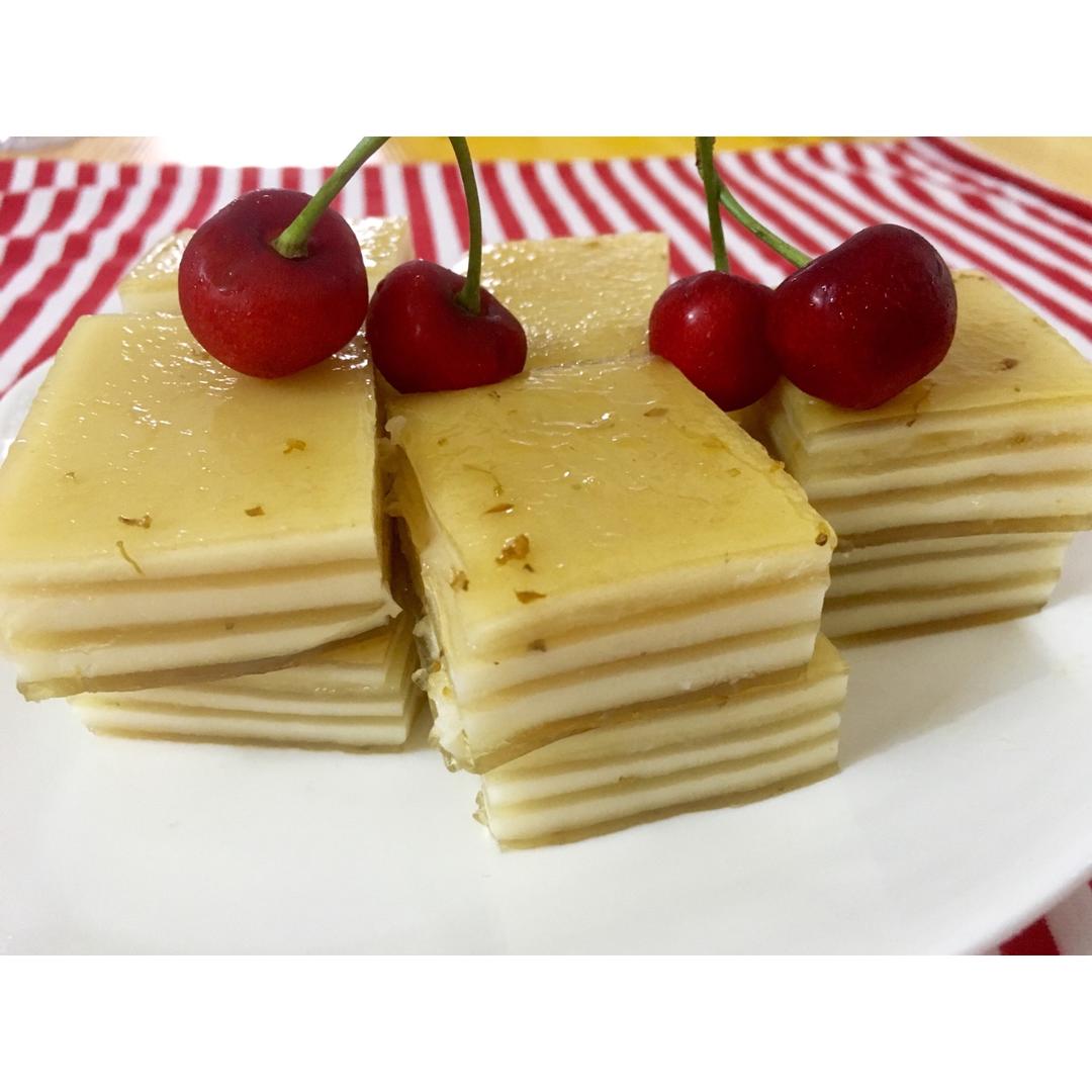 桂花椰汁千层糕