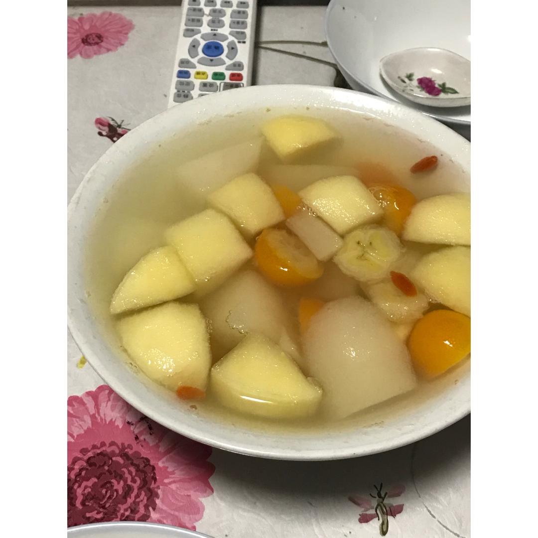 冬日水果甜汤