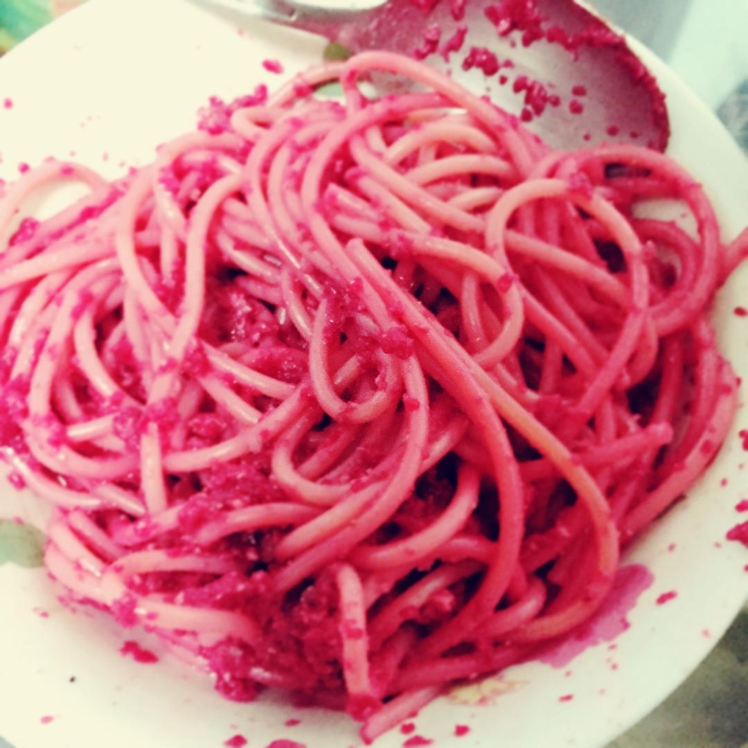 【山姆的厨房】甜菜坚果意面