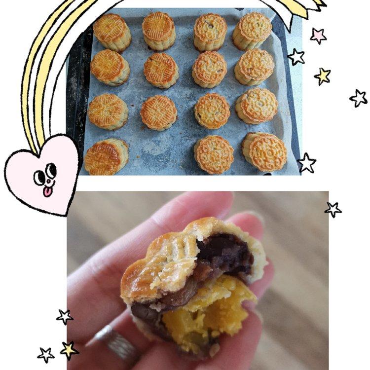 不用转化糖桨~老式月饼