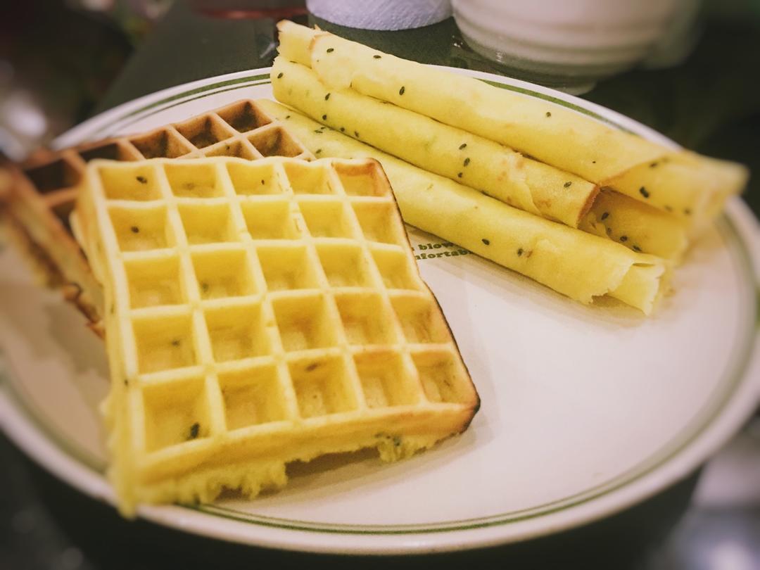 平底锅脆皮蛋卷