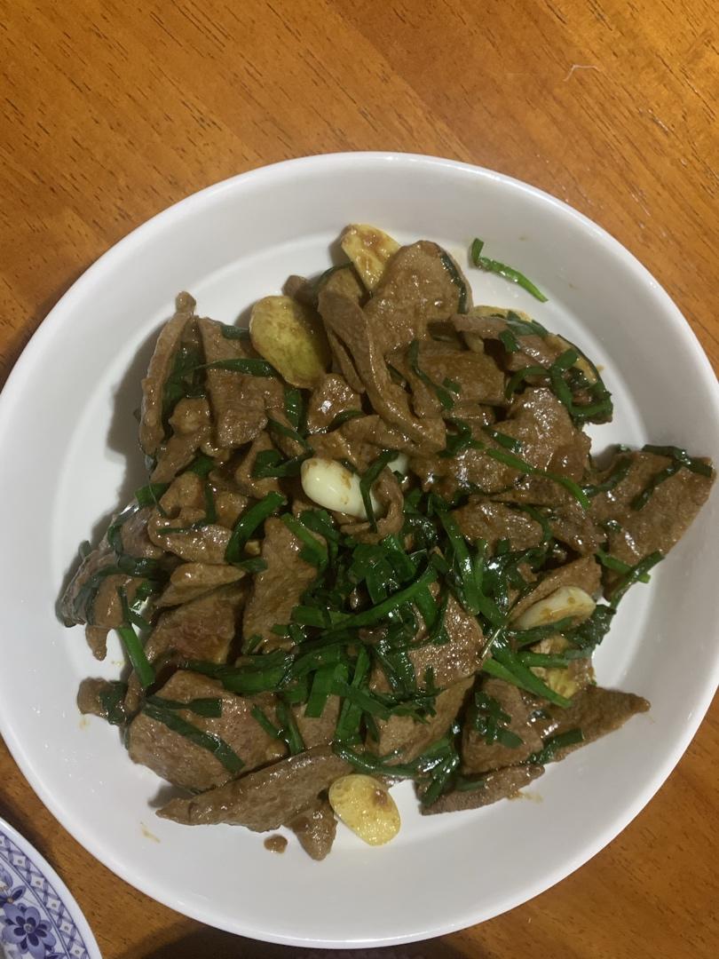 韭菜炒猪肝 下饭菜
