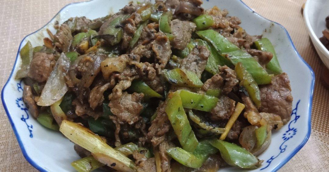 青椒炒牛肉