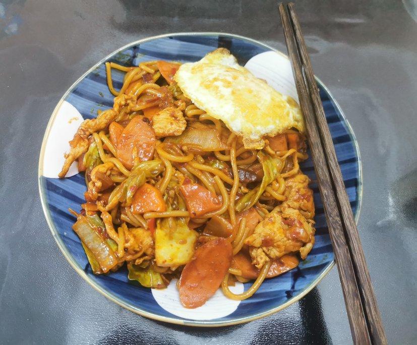 自制新疆炒米粉-- by紧张的小虫虫 20200327