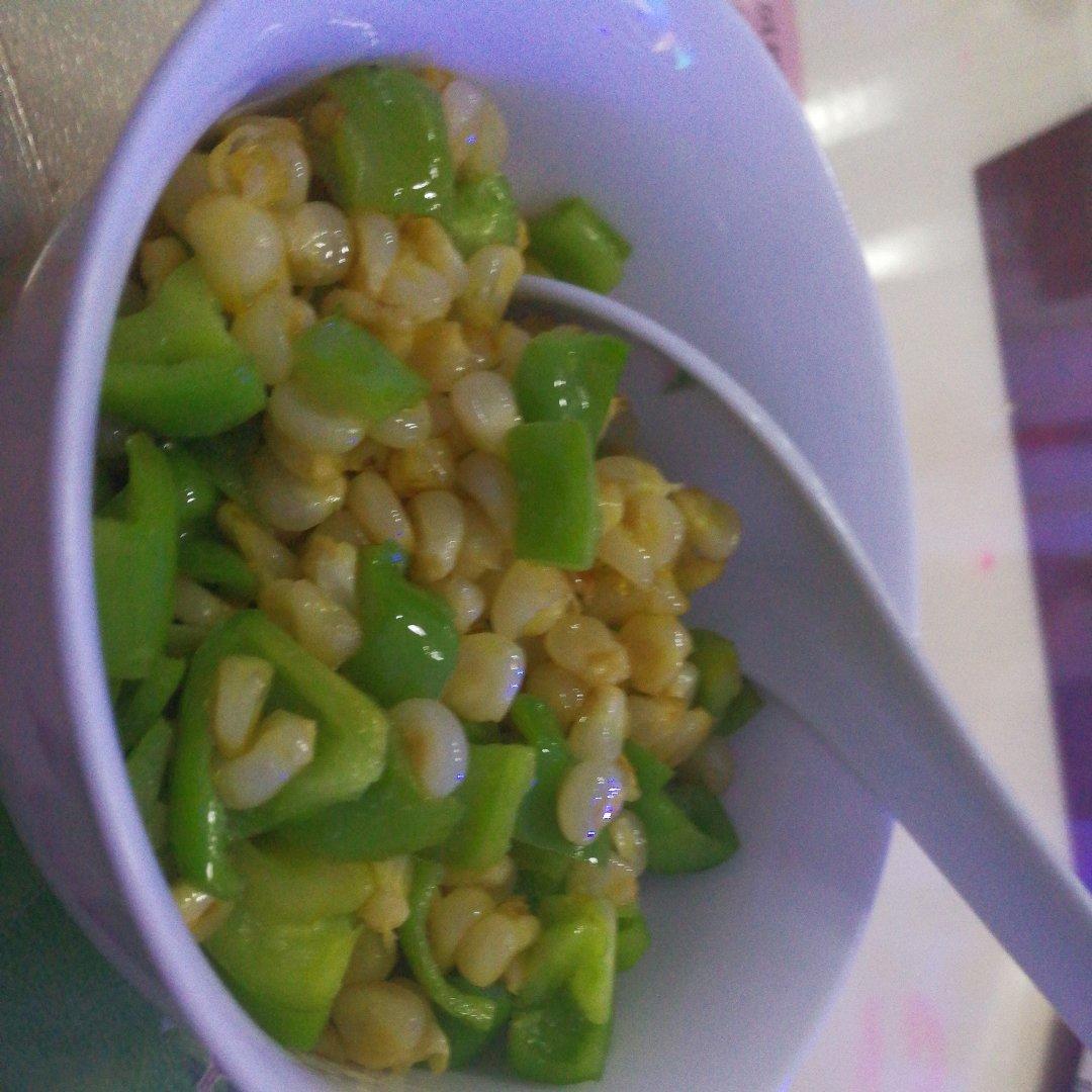 青椒炒玉米