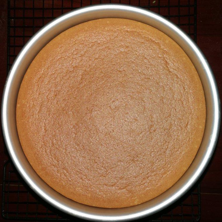 爆浆海盐奶盖蛋糕(加高戚风蛋糕）