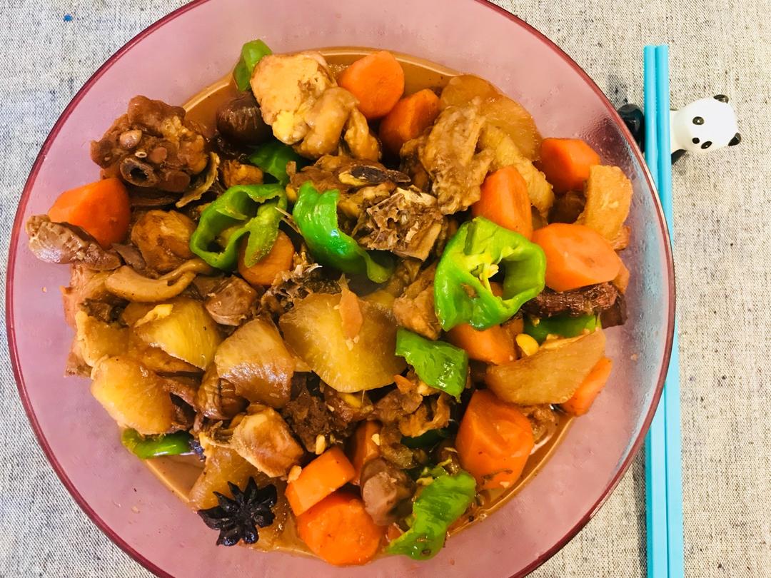红烧土豆鸡块