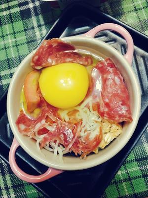 Baked Eggs 烤蛋 【快手早午餐】的做法 步骤6