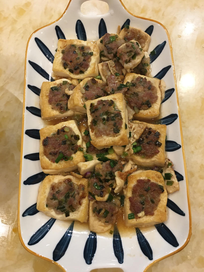 客家煎酿豆腐