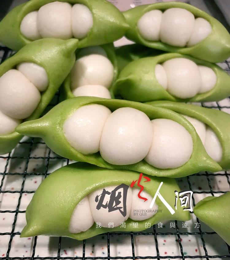 豌豆荚馒头